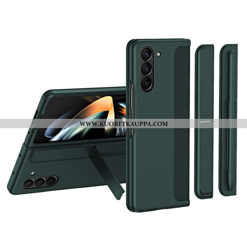 Kuori Samsung Galaxy Z Fold 5 Jalustalla Ja Kynän Pidikkeellä