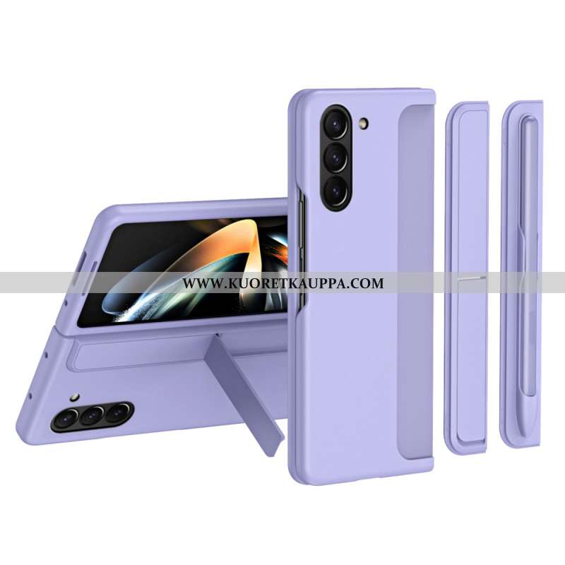 Kuori Samsung Galaxy Z Fold 5 Jalustalla Ja Kynän Pidikkeellä