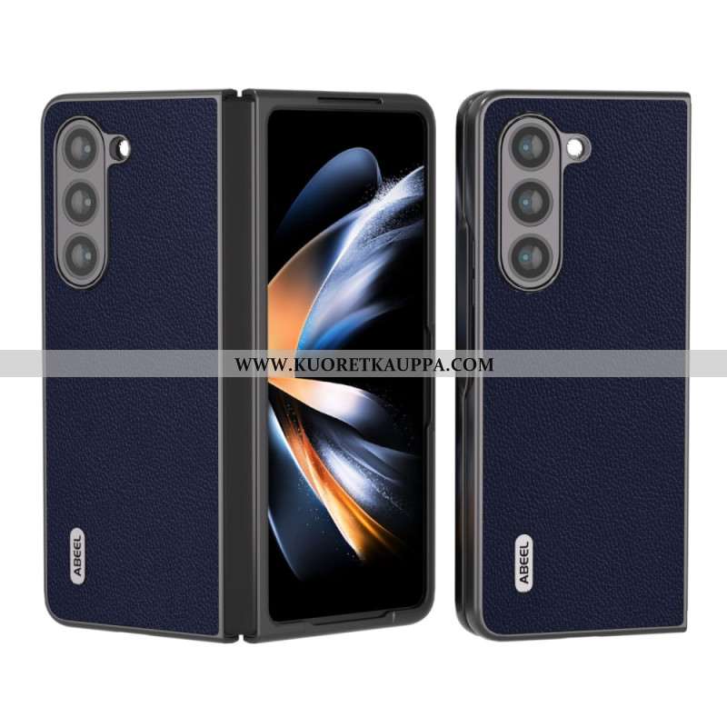 Kuori Samsung Galaxy Z Fold 5 Teksturoitu Nahka