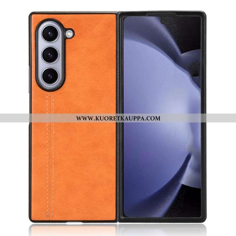 Kuori Samsung Galaxy Z Fold 6 Nahan Ompeleet Suojakuori