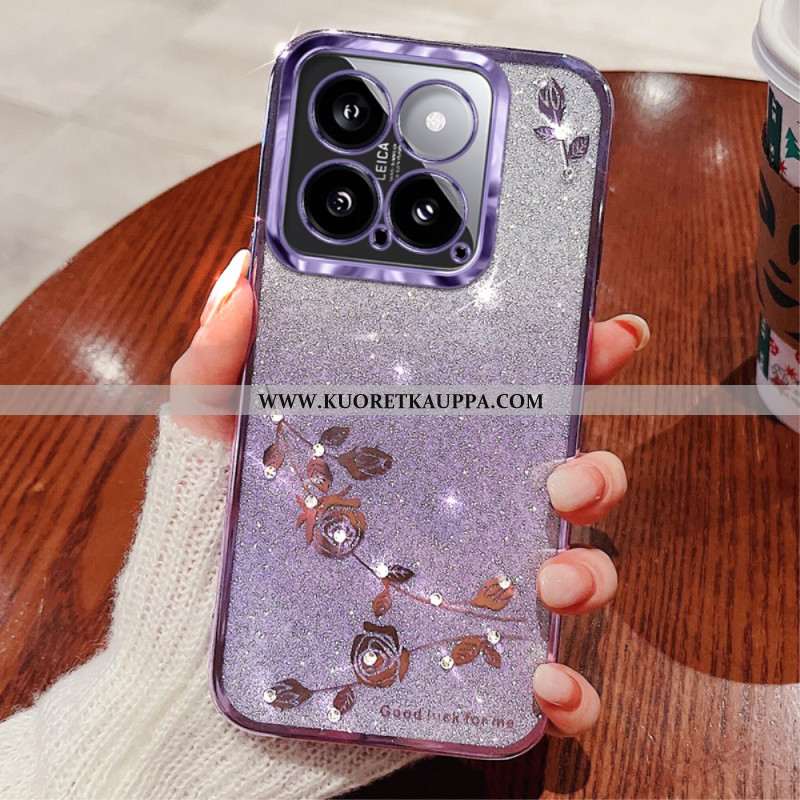 Kuori Xiaomi 14 Kadem Glitter Pattern Suojakuori