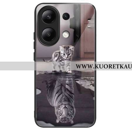 Kuori Xiaomi Redmi Note 13 4g Cat And Tiger Tempered Glass