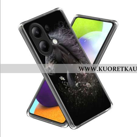 Kuori Xiaomi Redmi Note 13 4g Hevonen Ja Kukka Suojakuori