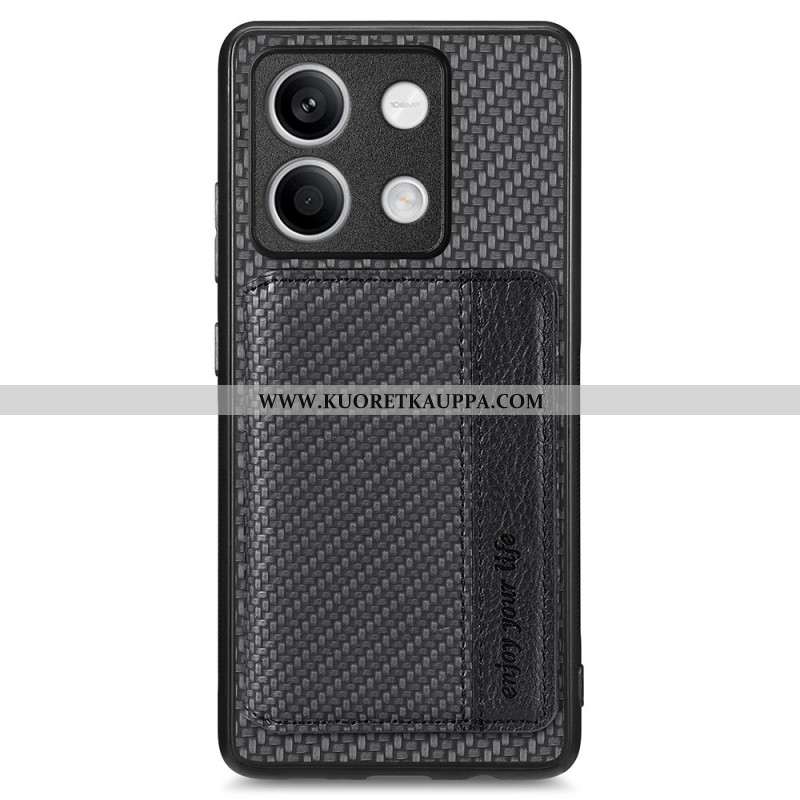 Kuori Xiaomi Redmi Note 13 5g Carbon Fiber Texture -korttipidike