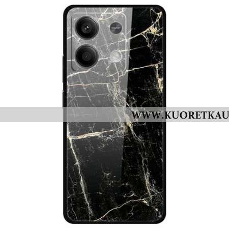 Kuori Xiaomi Redmi Note 13 5g Platinum Black Pattern Tempered Glass Suojakuori