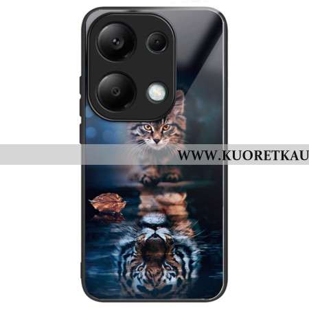 Kuori Xiaomi Redmi Note 13 Pro 4g Cat And Tiger Tempered Glass