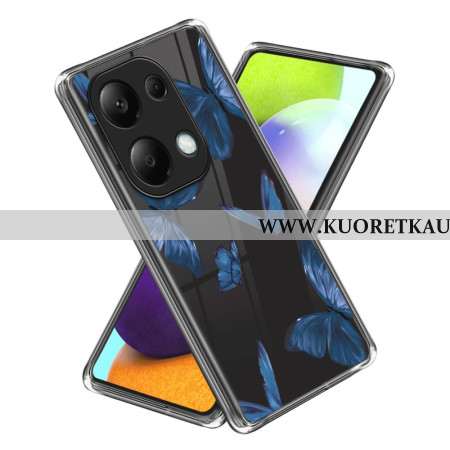 Kuori Xiaomi Redmi Note 13 Pro 4g Sinisiä Perhosia