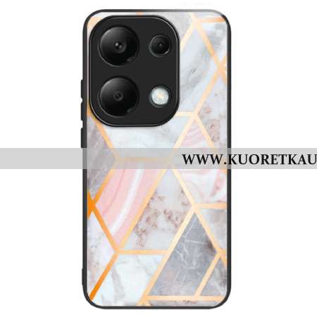 Kuori Xiaomi Redmi Note 13 Pro 4g Vaaleanpunainen Marmorikarkaistu Lasi