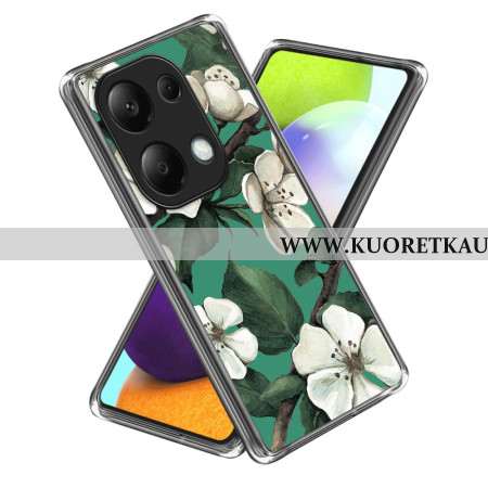 Kuori Xiaomi Redmi Note 13 Pro 4g Valkoisia Kukkia