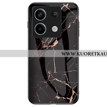 Kuori Xiaomi Redmi Note 13 Pro 5g Musta Ja Kultainen Marmorikarkaistu Lasi