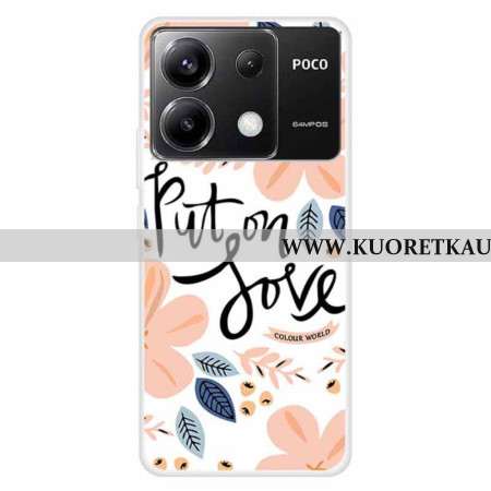 Kuori Xiaomi Redmi Note 13 Pro 5g Pue Päälle Rakkaus