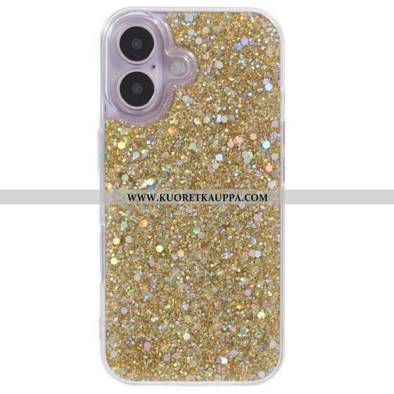 Kuori iPhone 16 Glitteriä