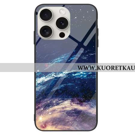 Kuori iPhone 16 Pro Karkaistu Lasi Linnunrata Suojakuori