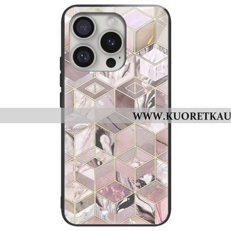 Kuori iPhone 16 Pro Karkaistu Lasimarmorilohkot