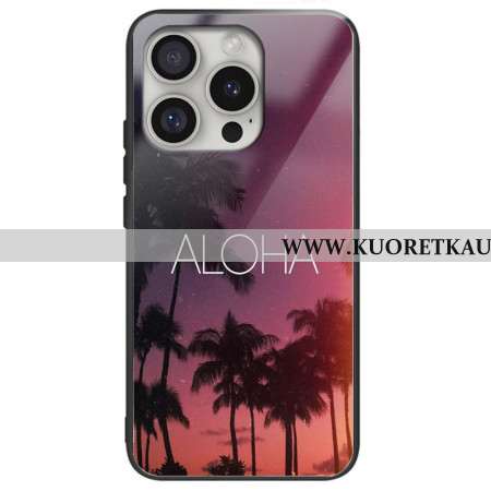 Kuori iPhone 16 Pro Max Aloha Karkaistu Lasi