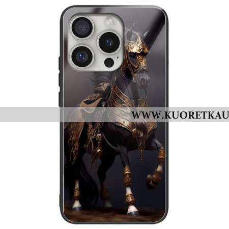 Kuori iPhone 16 Pro Max Naamioitu Hevosen Karkaistu Lasi