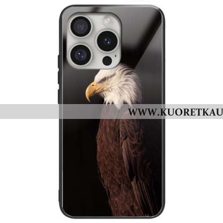 Kuori iPhone 16 Pro Max Tempered Glass Eagle Pattern Pattern