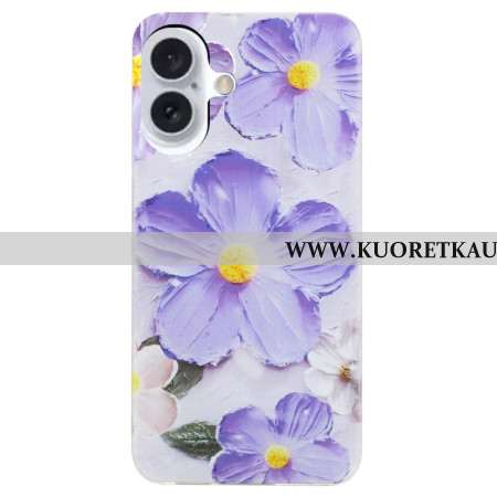 Kuori iPhone 16 Purppuraisia Kukkia