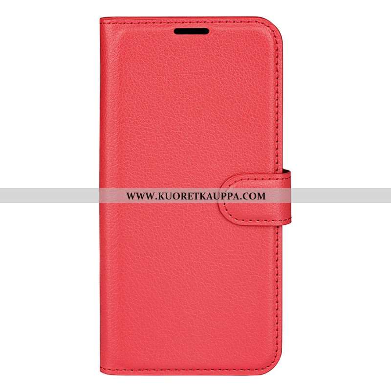 Nahkakotelo Samsung Galaxy A55 5g Classic Litchi Faux Leather