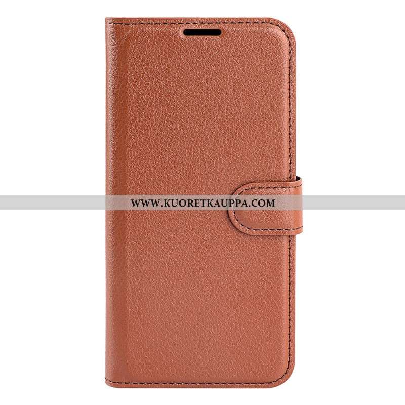 Nahkakotelo Samsung Galaxy A55 5g Classic Litchi Faux Leather