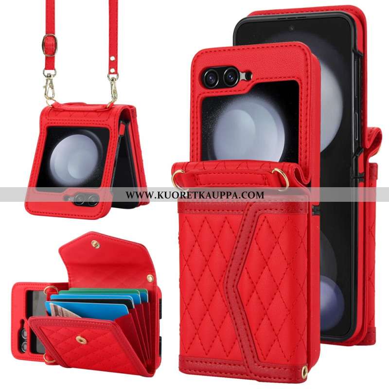 Puhelinkuoret Samsung Galaxy Z Flip 6 Crossbody Ja Lanyard Korttipidike