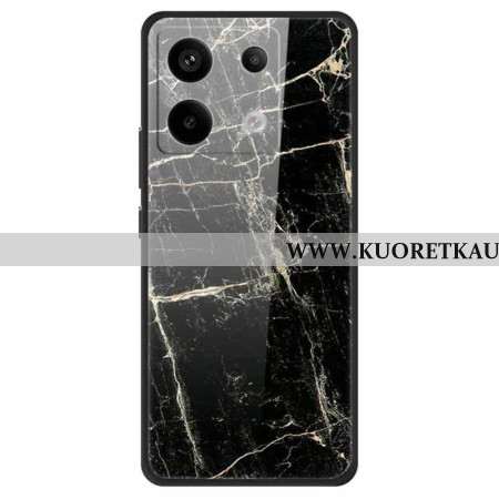 Puhelinkuoret Xiaomi Redmi Note 13 Pro 5g Platinum Black Grain Tempered Glass