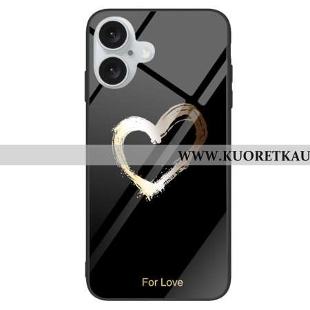 Puhelinkuoret iPhone 16 Plus For Love Black